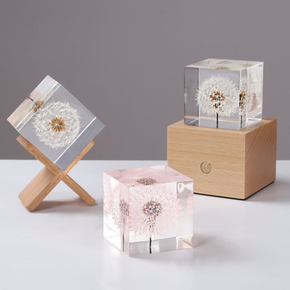 Flower Preservation Resin - 민들레 보존 신선한 꽃과 말린 꽃