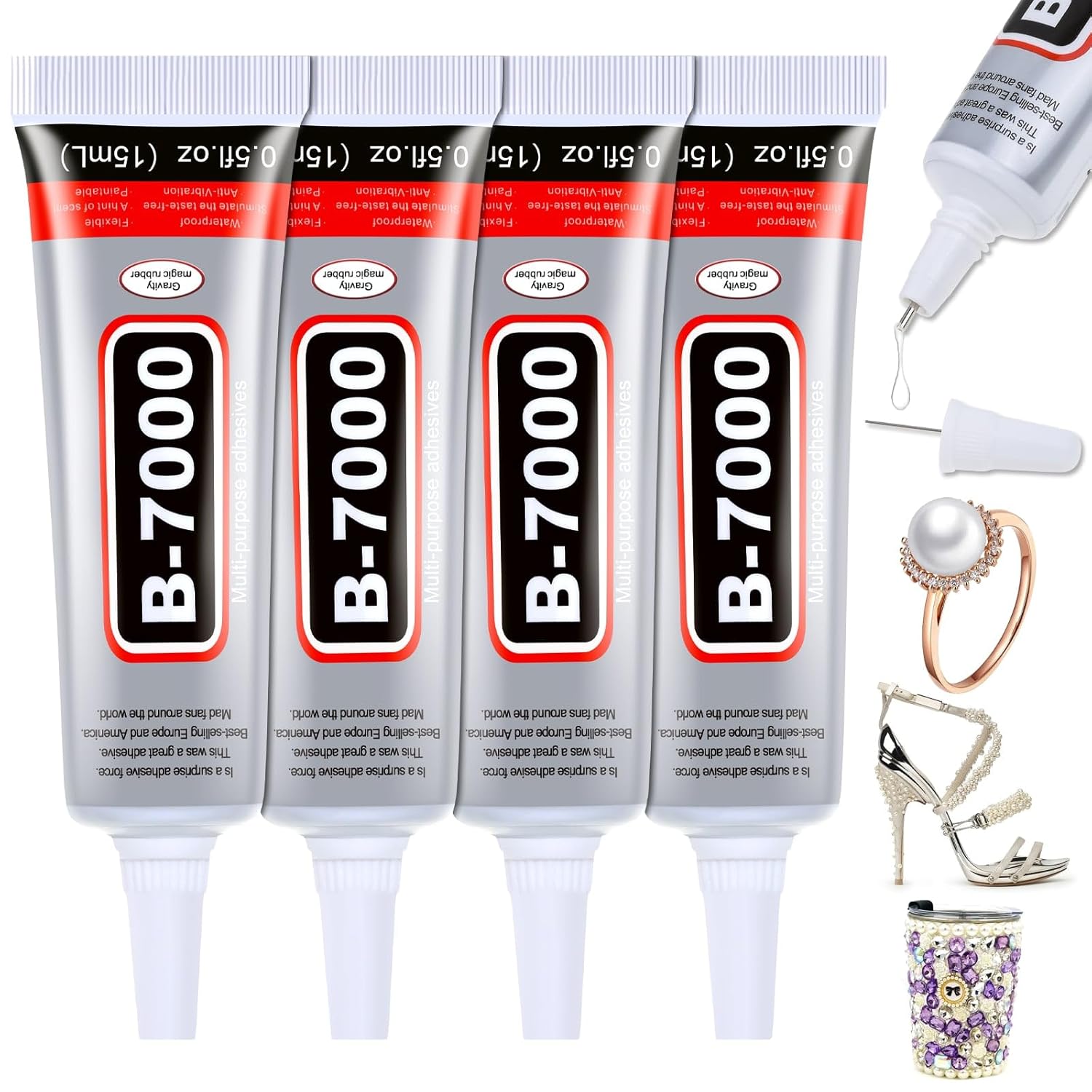 Resin Crafts - 1-10Pcs B-7000 슈퍼 접착제 Loolifl 안전