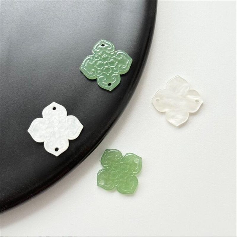 Flower Preservation Resin - 10 조각 새로운 레트로 13MM 아세트산