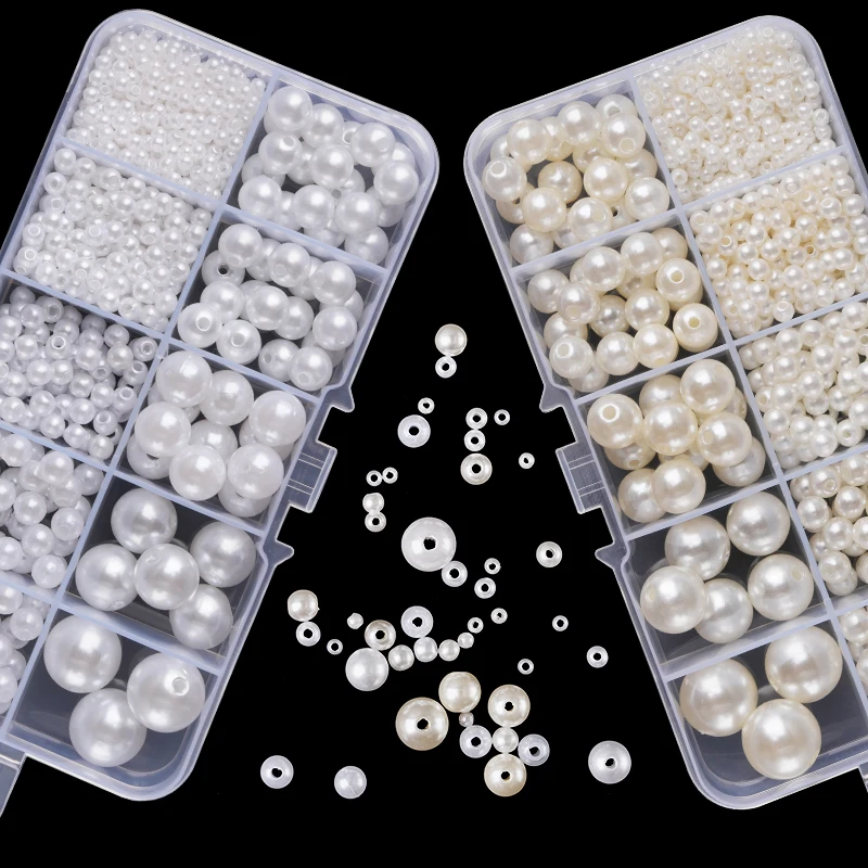 Resin Jewelry Kit - 800개 인조 진주 레진 비즈 키트