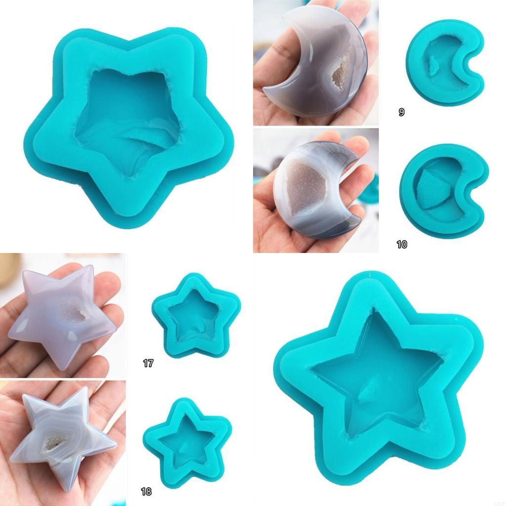 Geode Mold Silicone - 원석 실리콘 금형 석영 암석 클러스터