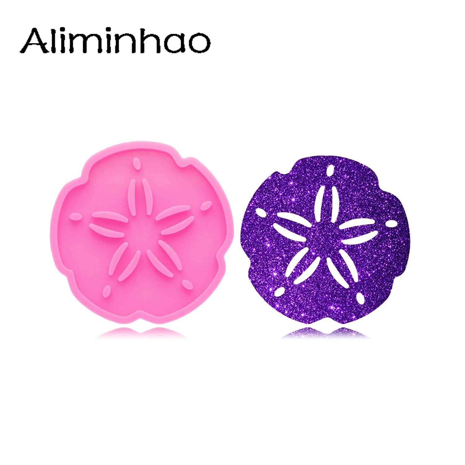 Geode Mold Silicone - DY1230 라운드 로터스 플라워 서클 코스터