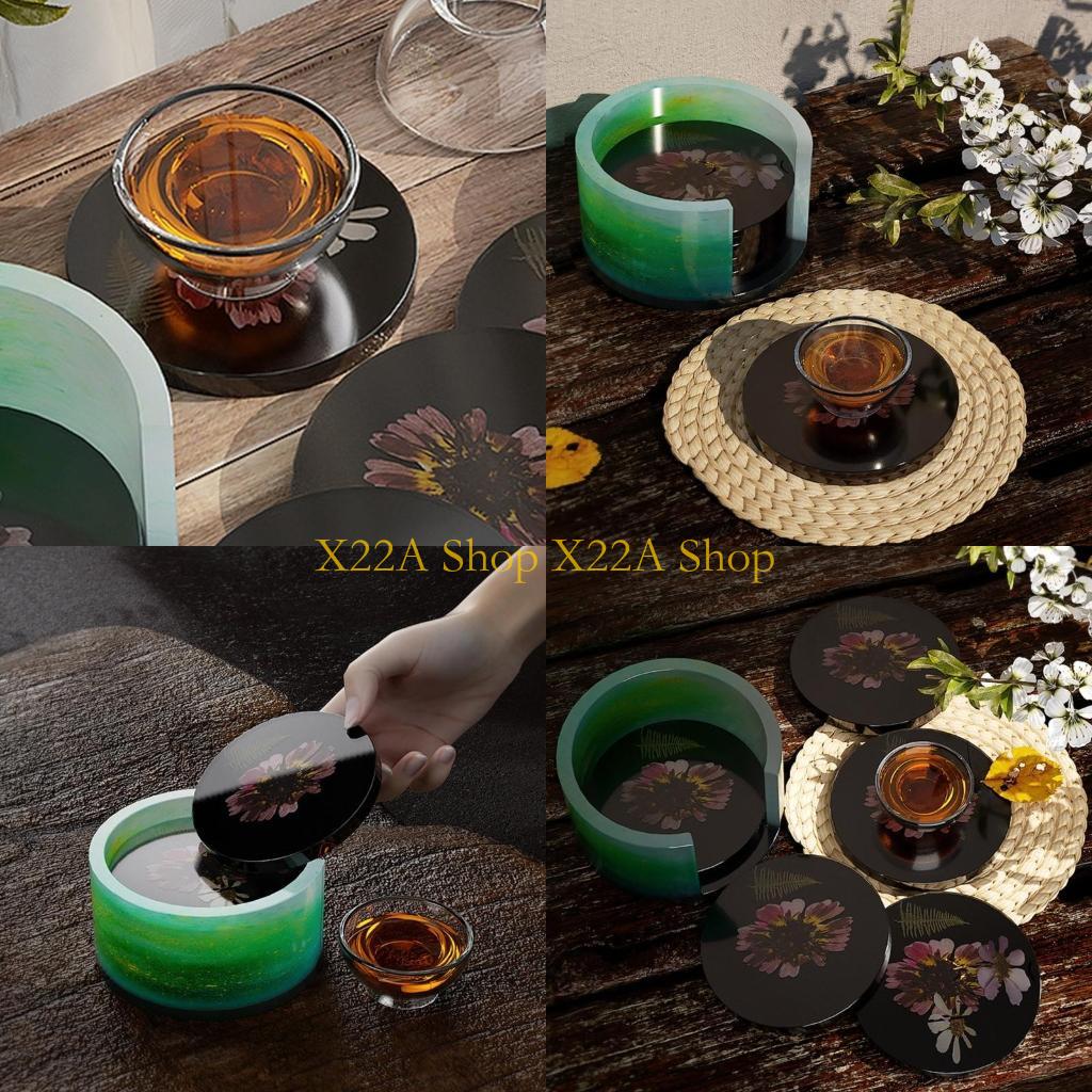 Geode Mold Silicone - 에폭시 수지 코스터를 위한 독특한 둥근