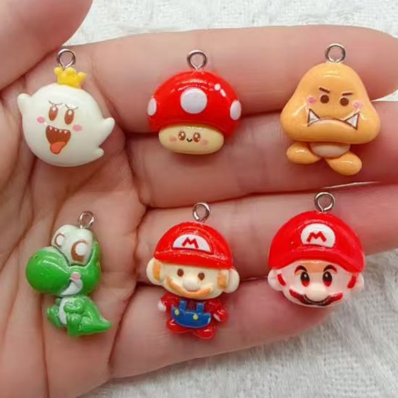 Resin Craft Projects - 10개 레진 만화 펜던트, DIY 쥬얼리