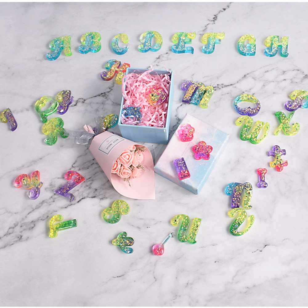 알파벳 에폭시 수지 실리콘 금형 편지 번호 금형 DIY - Resin Jewelry Kit 리뷰 및 가격