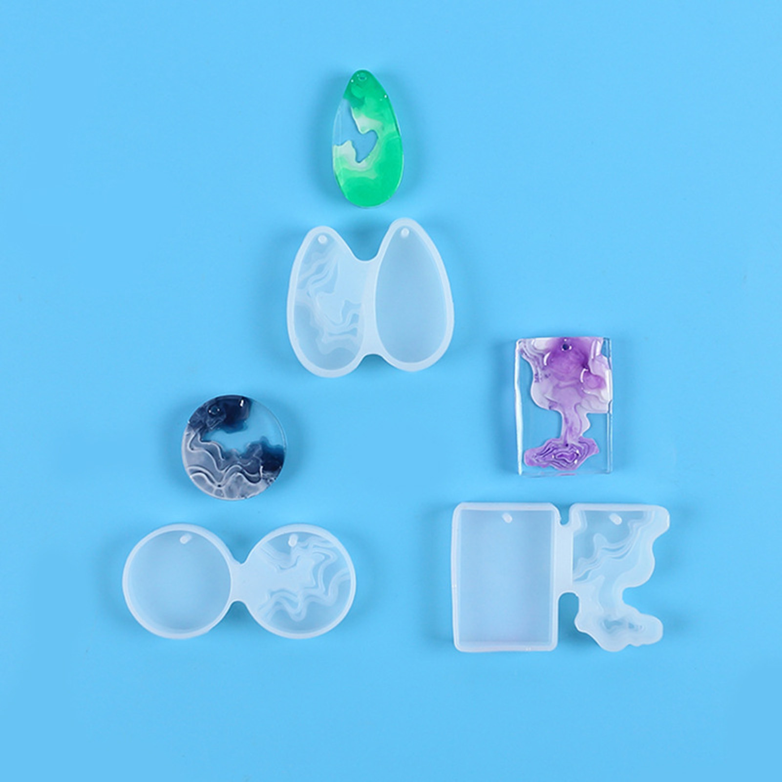 3pcs DIY 크리스탈 몰드 세트 레진 지오드 아트  - Geode Mold Silicone 리뷰 및 가격