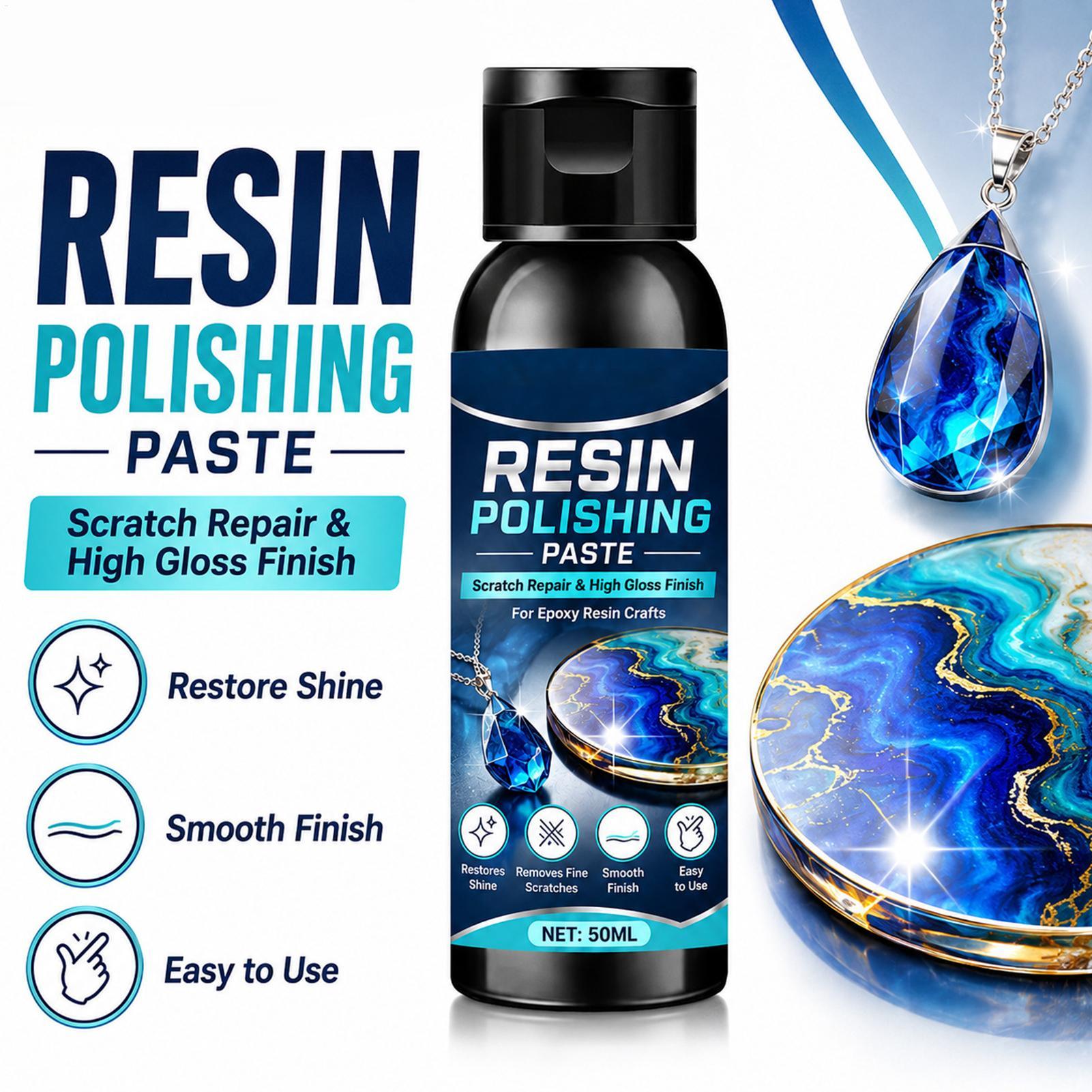 레진 폴리싱 페이스트 50ml 에폭시 몰드 샌딩제용 스 - Resin Craft Workshop 리뷰 및 가격