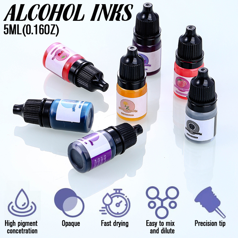 에폭시 수지 색소 24가지 생생한 색상 액체 에폭시 색 - Resin Jewelry Kit 리뷰 및 가격