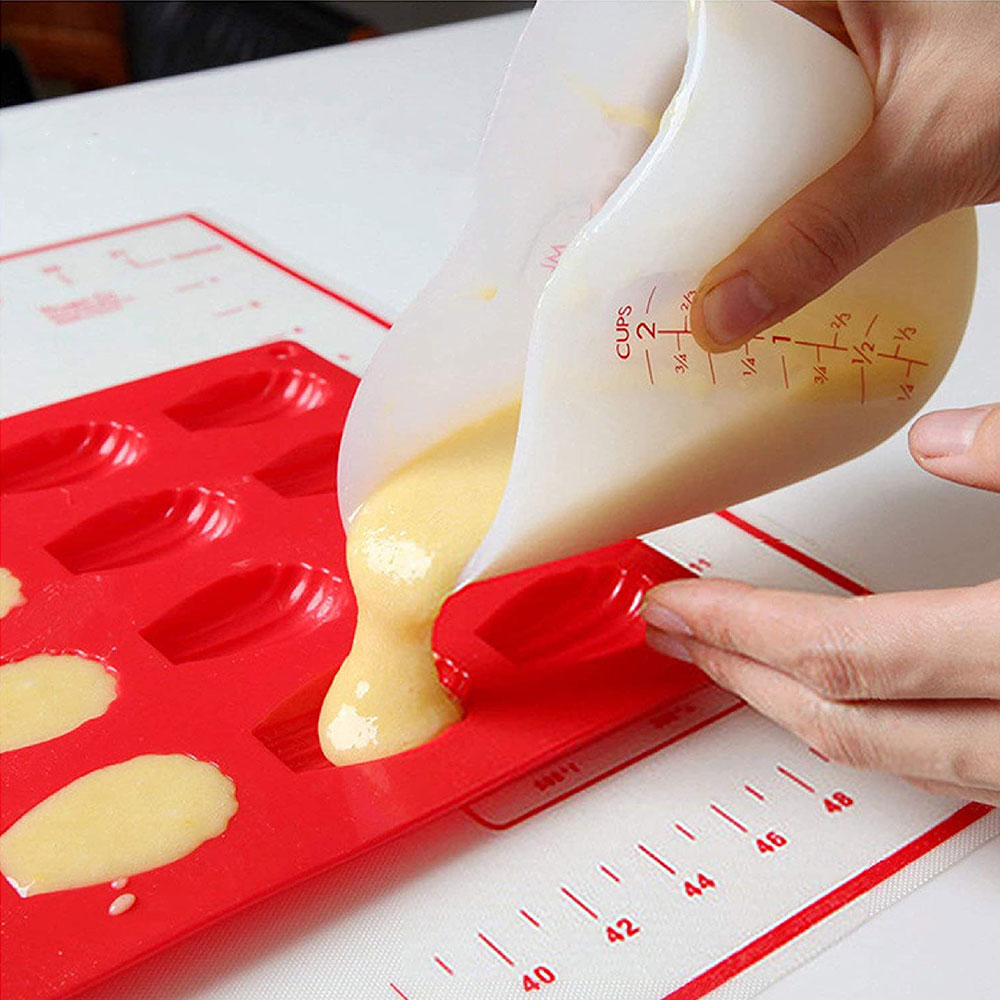 JCD 실리콘 측정 컵 더블 스케일 식품 학년 내구성  - Mixing Cup Silicone 리뷰 및 가격