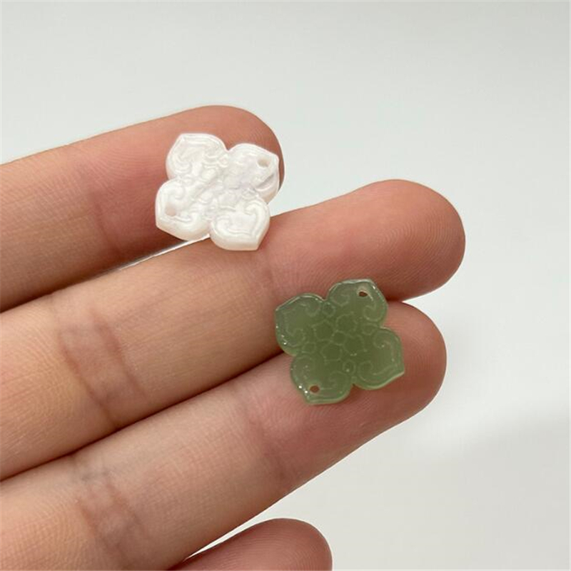 10 조각 새로운 레트로 13MM 아세트산 꽃의 매력  - Flower Preservation Resin 리뷰 및 가격