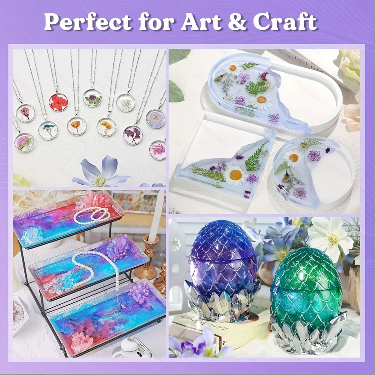 125ml/250ml 크리스탈 클리어 캐스팅 수지 키트 - Resin Jewelry Kit 리뷰 및 가격