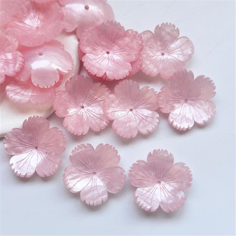10 개/몫 새로운 아세트산 모방 쉘 26MM 핑크 꽃 - Flower Preservation Resin 리뷰 및 가격