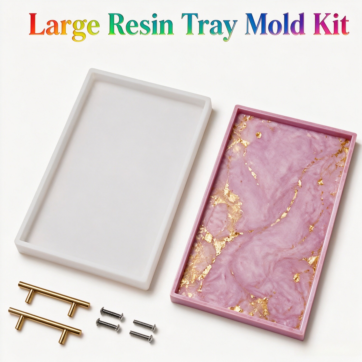 레진 실리콘 몰드, 2D 평판형 대형 딥 타입 실리콘  - Silicone Mold Tray 리뷰 및 가격