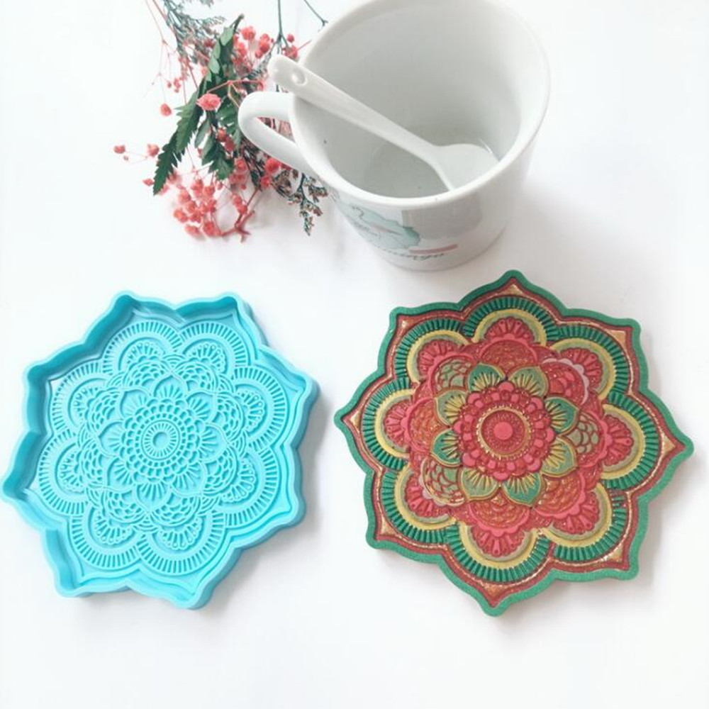 만다라 코스터 실리콘 몰드 라운드 트레이 컵 매트 에폭 - Coaster Mold Round 리뷰 및 가격