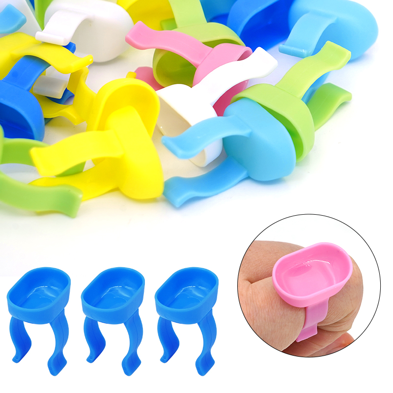 20pcs 치과 혼합 손가락 반지 그릇 컵 플라스틱 실 - Mixing Cup Silicone 리뷰 및 가격