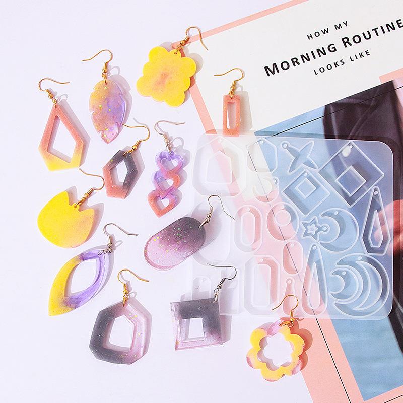 기하학 귀걸이 펜던트 실리콘 몰드 에폭시 송진 주얼리  - Resin Ocean Wave Mold 리뷰 및 가격