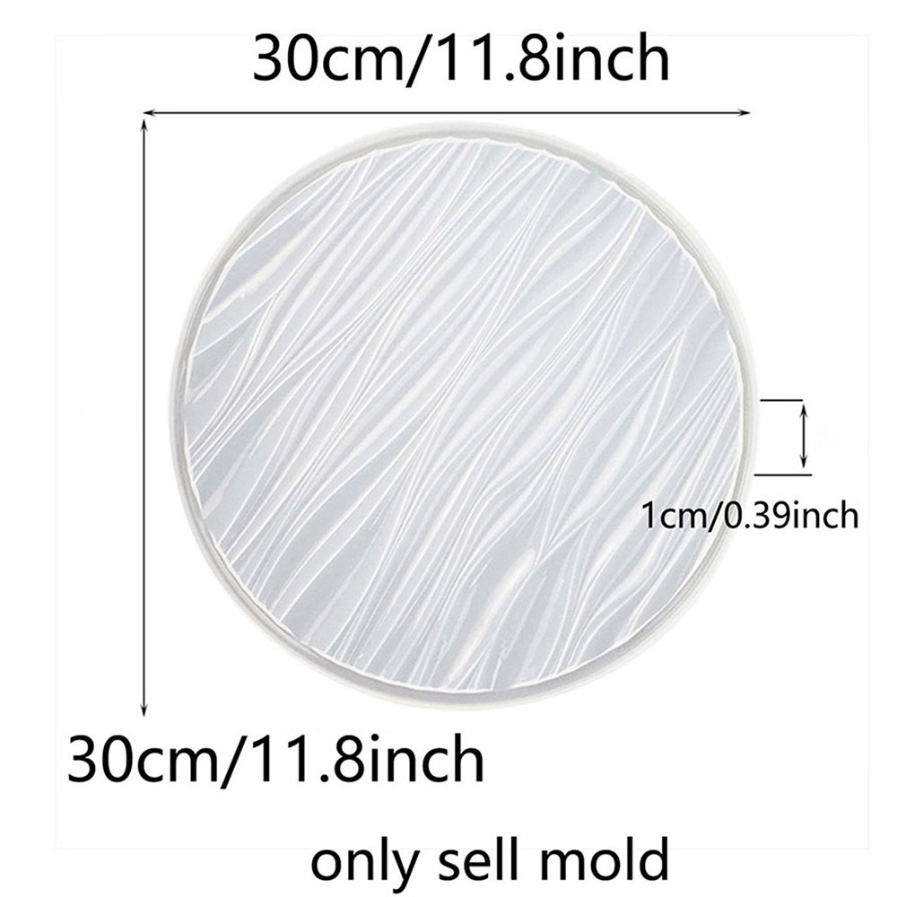대형 원형 트레이 실리콘 몰드 웨이브 시멘트 석고 트레 - Coaster Mold Round 리뷰 및 가격