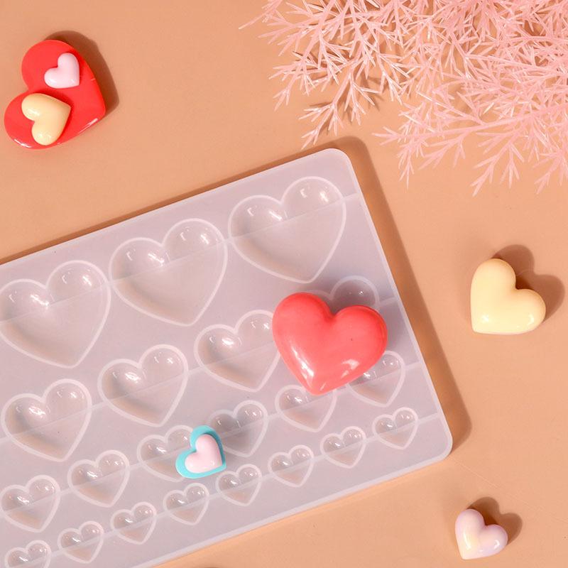 실리콘 몰드 하트 모양 펜던트 3 사이즈 케이스 수지  - Resin Craft Workshop 리뷰 및 가격