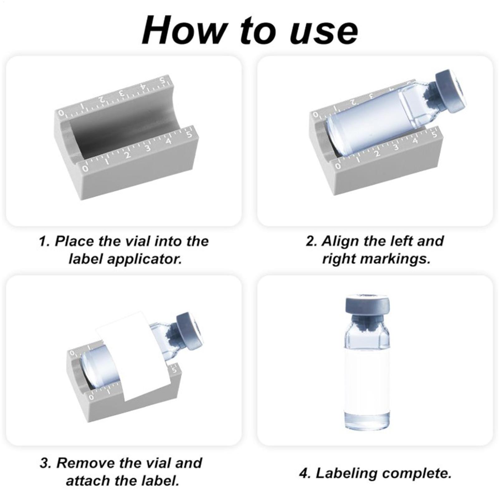 바이알 라벨 부착기 3ml/10ml 간편한 정렬 정밀한 - Resin Craft Workshop 리뷰 및 가격
