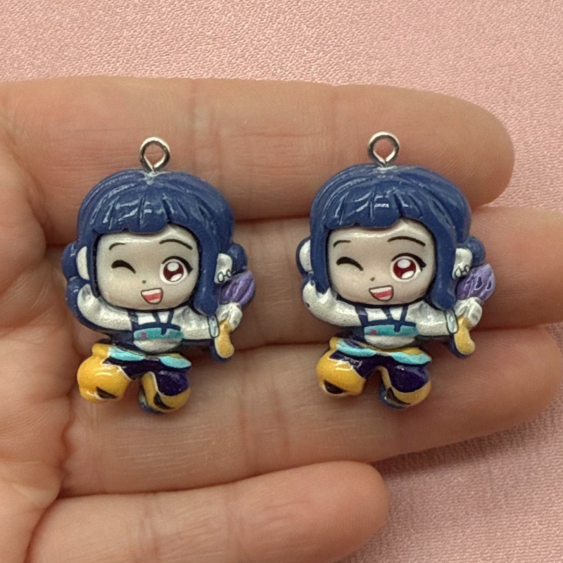 10개 레진 만화 펜던트, DIY 쥬얼리 제작 귀걸이, - Resin Craft Projects 리뷰 및 가격