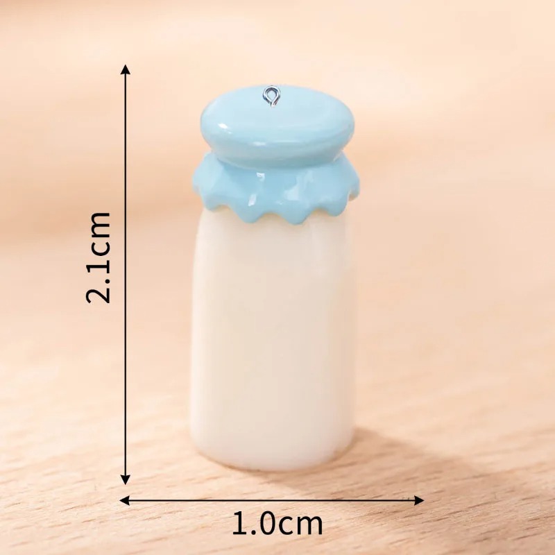 10Pcs 미니 우유 병 수지 매력 펜던트 쥬얼리 만들 - Resin Craft Projects 리뷰 및 가격