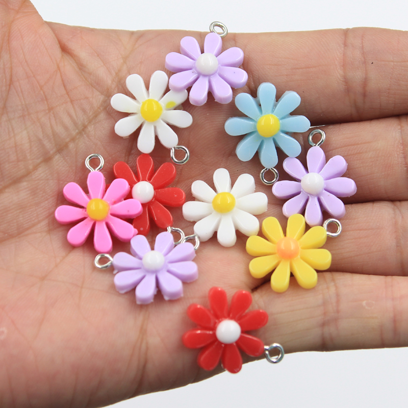 매력 꽃 해바라기 데이지 20x16mm 펜던트 공예 만 - Flower Preservation Resin 리뷰 및 가격
