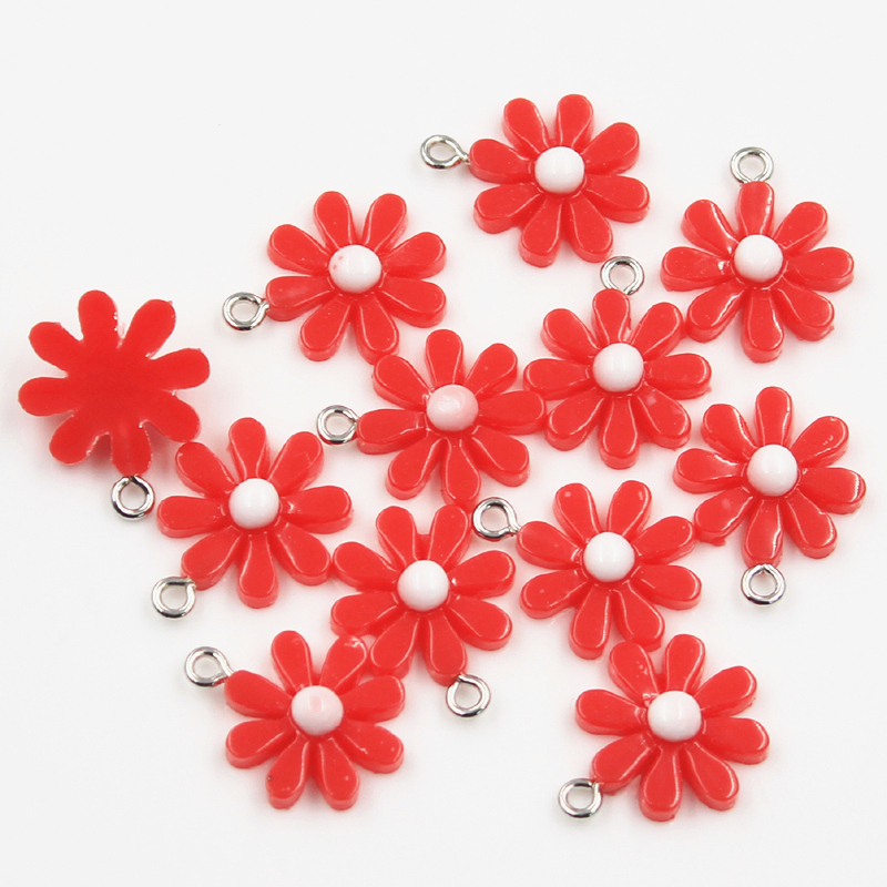 매력 꽃 해바라기 데이지 20x16mm 펜던트 공예 만 - Flower Preservation Resin 리뷰 및 가격