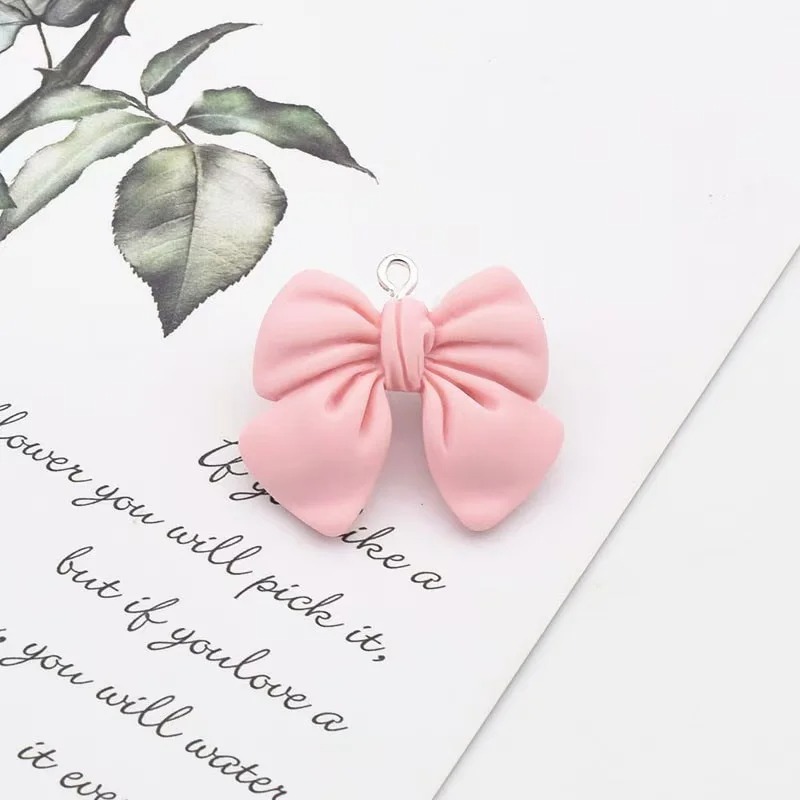10pcs 20*15MM 귀여운 3D 활 매듭 수지 참 - Flower Preservation Resin 리뷰 및 가격