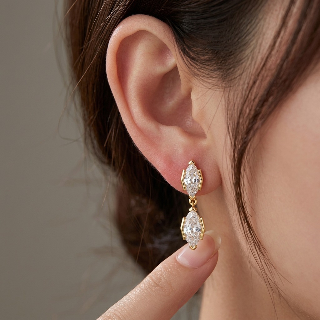 EWYA 3CT 마퀴즈 컷 모이사나이트 베젤 세트 펜던 - Bezels Set Pendant 리뷰 및 가격