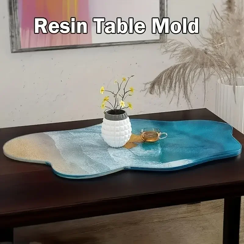 대형 61cm 불규칙 트레이 에폭시 레진 실리콘 몰드, - Resin Ocean Wave Mold 리뷰 및 가격