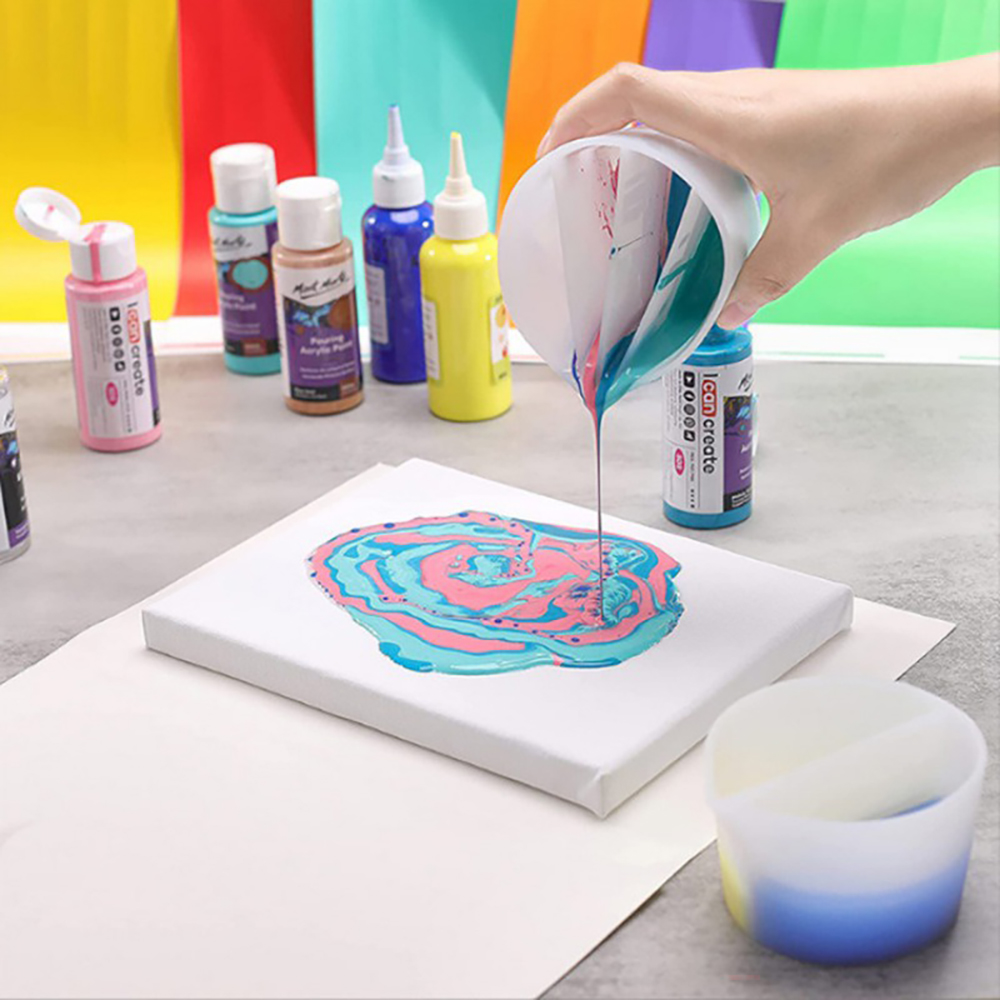 2/3/4/5 그리드 실리콘 분할 컵 페인트 붓는 컵에 - Mixing Cup Silicone 리뷰 및 가격