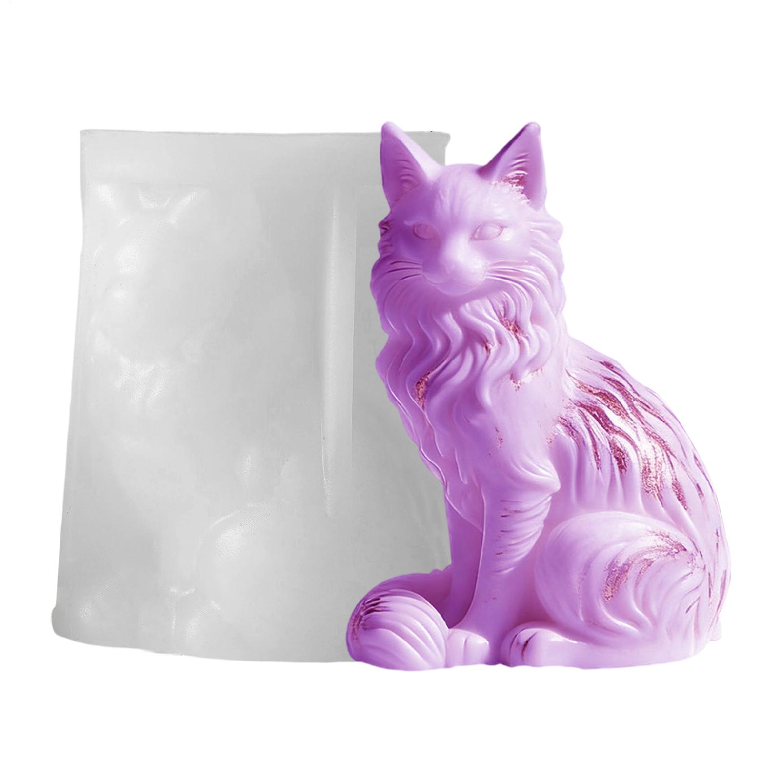 고양이 레진 몰드 |   앉아있는 고양이 모양 콘크리트 - Resin Craft Workshop 리뷰 및 가격