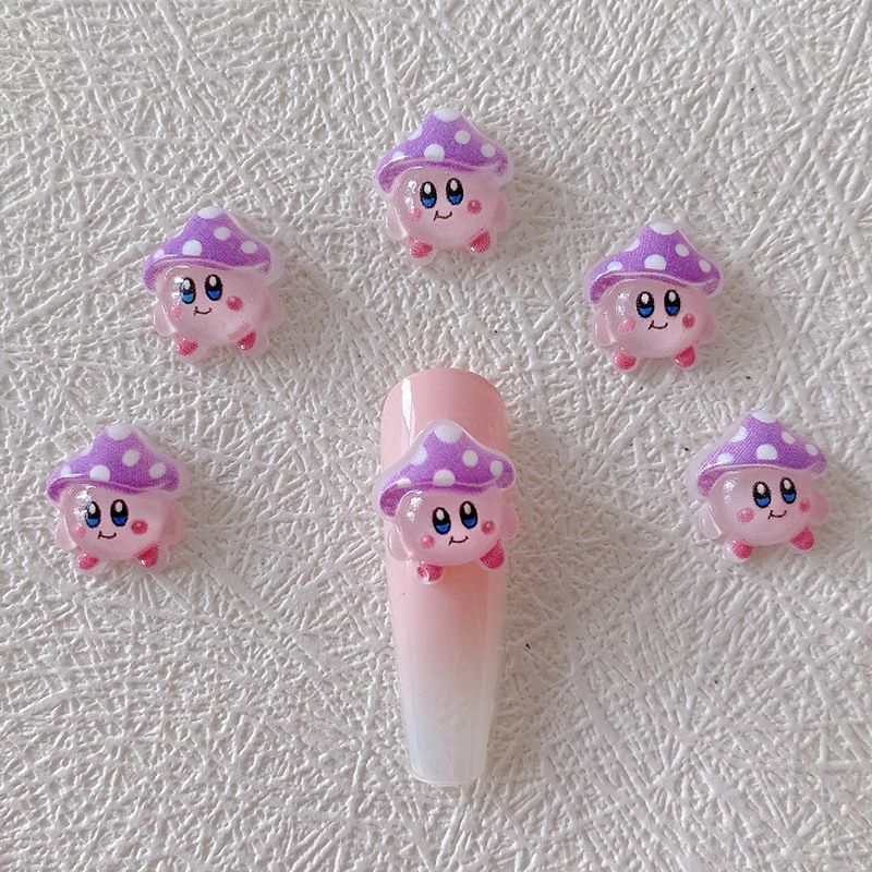 2/10/20pcs 커비 네일 참 3D 수지 귀여운 만 - Resin Crafts 리뷰 및 가격