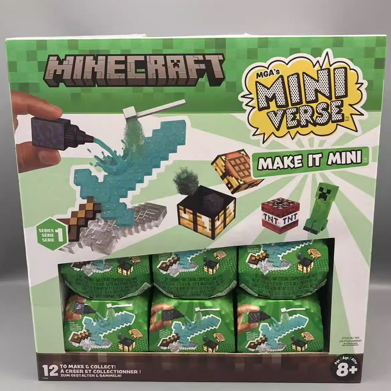 오리지널 MGA 미니버스 마인크래프트 메이크 잇 미니  - Resin Crafts Minecraft 리뷰 및 가격