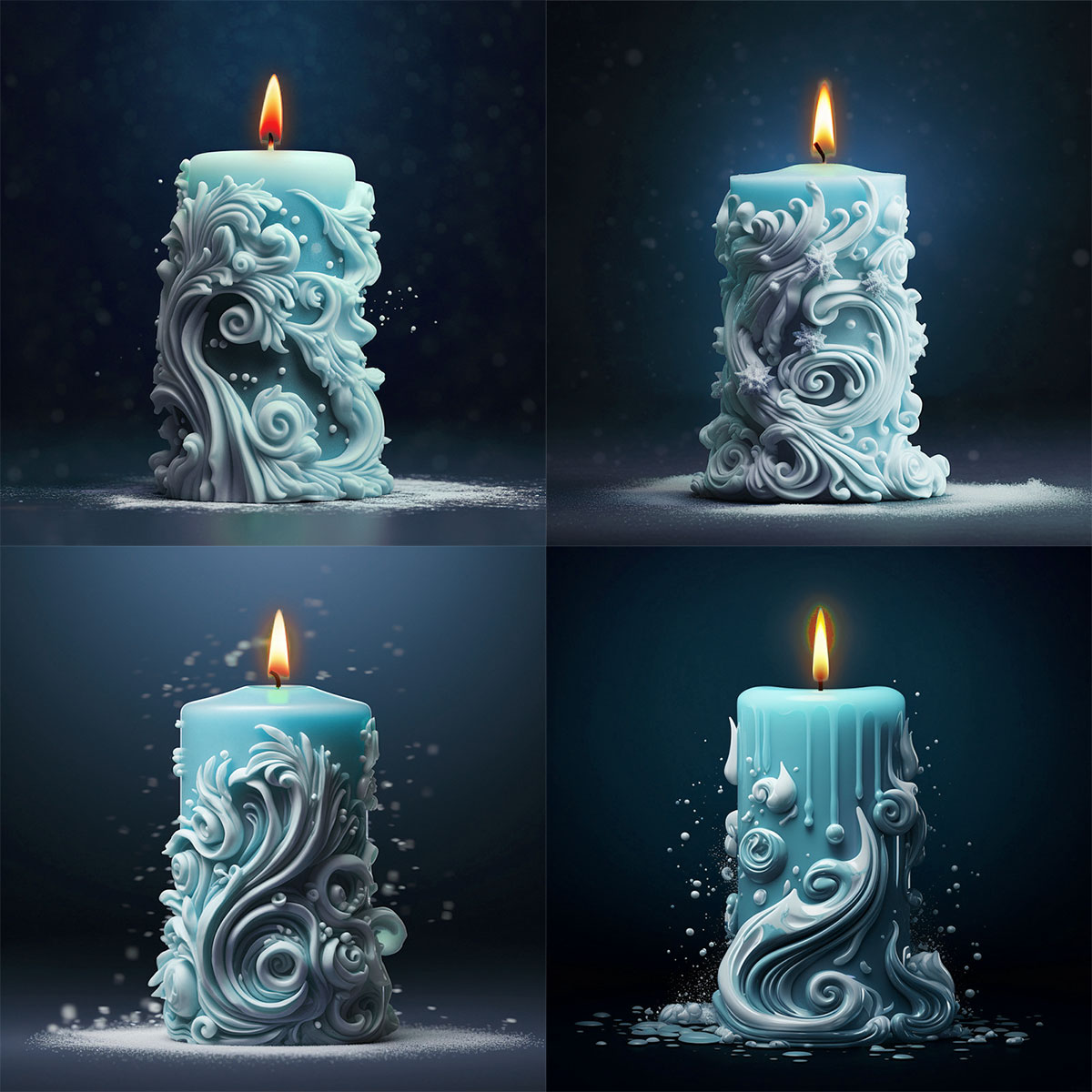 기하학 조각 된 원통형 실리콘 양초 금형 바다 파도 나 - Resin Ocean Wave Mold 리뷰 및 가격