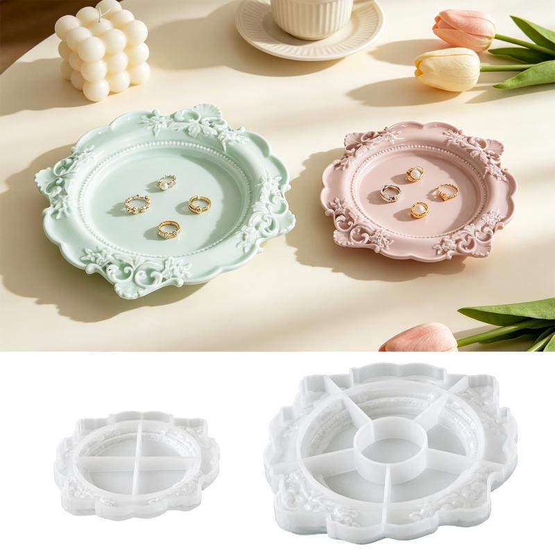 1개 빈티지 바로크 레리프 실리콘 몰드 레이스 테두리  - Silicone Mold Tray 리뷰 및 가격