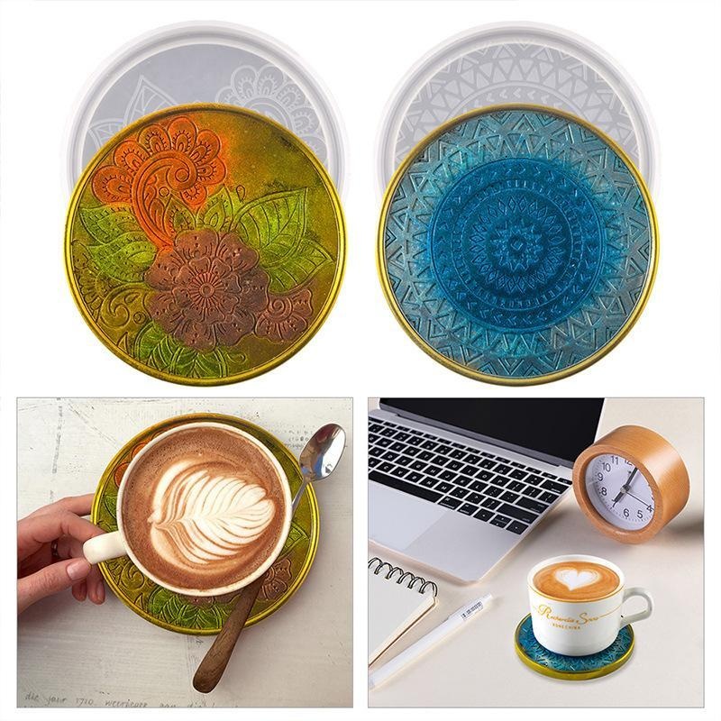 수제 크리 에이 티브 라운드 코스터 실리콘 몰드 DIY - Coaster Mold Round 리뷰 및 가격