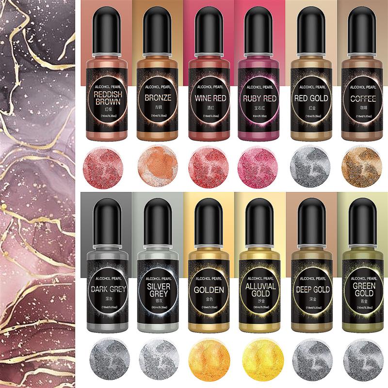 10ml 에폭시 수지 안료 액체 알코올 잉크 확산 DI - Resin Dye Alcohol 리뷰 및 가격