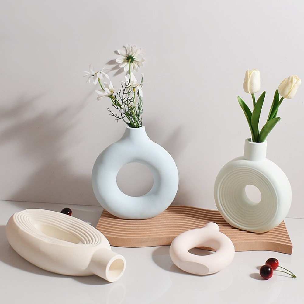 타원형 스트라이프 실리콘 꽃병 몰드 속이 빈 무독성 에 - Resin Craft Workshop 리뷰 및 가격
