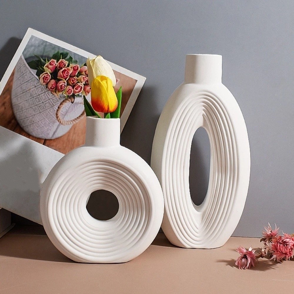 타원형 스트라이프 실리콘 꽃병 몰드 속이 빈 무독성 에 - Resin Craft Workshop 리뷰 및 가격