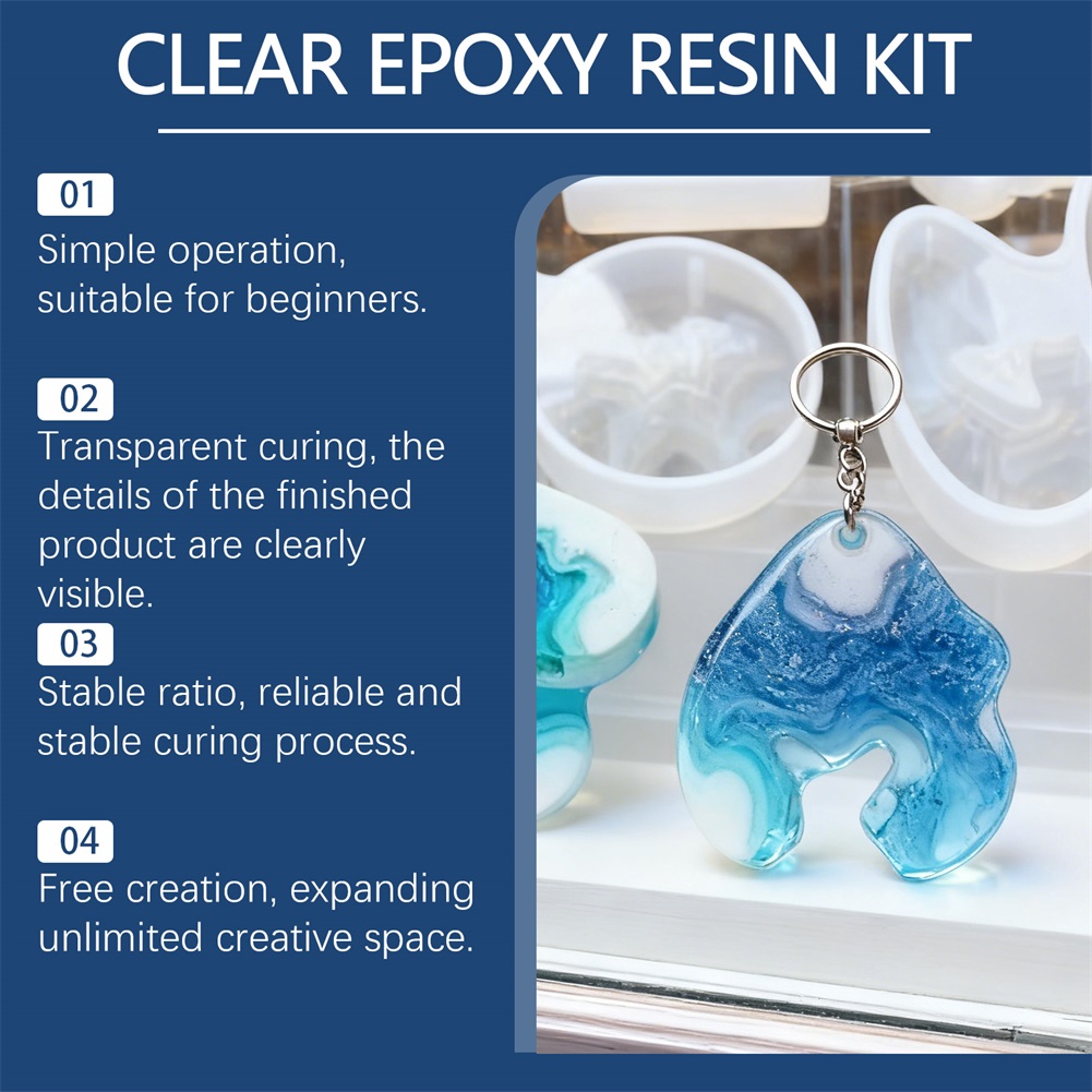 DIY 크리스탈 투명 에폭시 레진 1:1 혼합 비율 캐 - Resin Jewelry Kit 리뷰 및 가격
