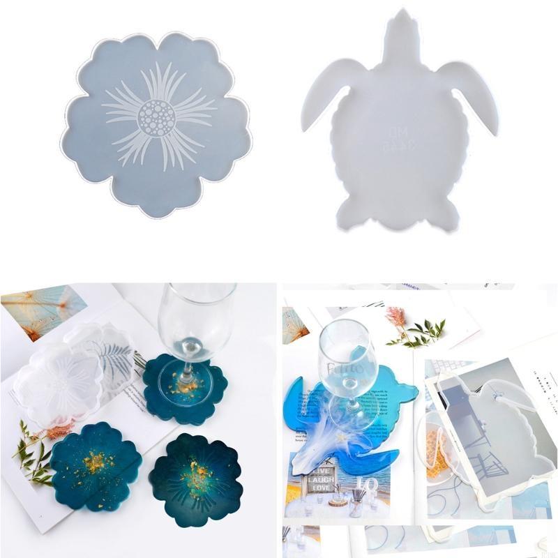 R3MC 2PCS DIY 꽃 모양 실리콘 지오드 코스터 - Geode Mold Silicone 리뷰 및 가격