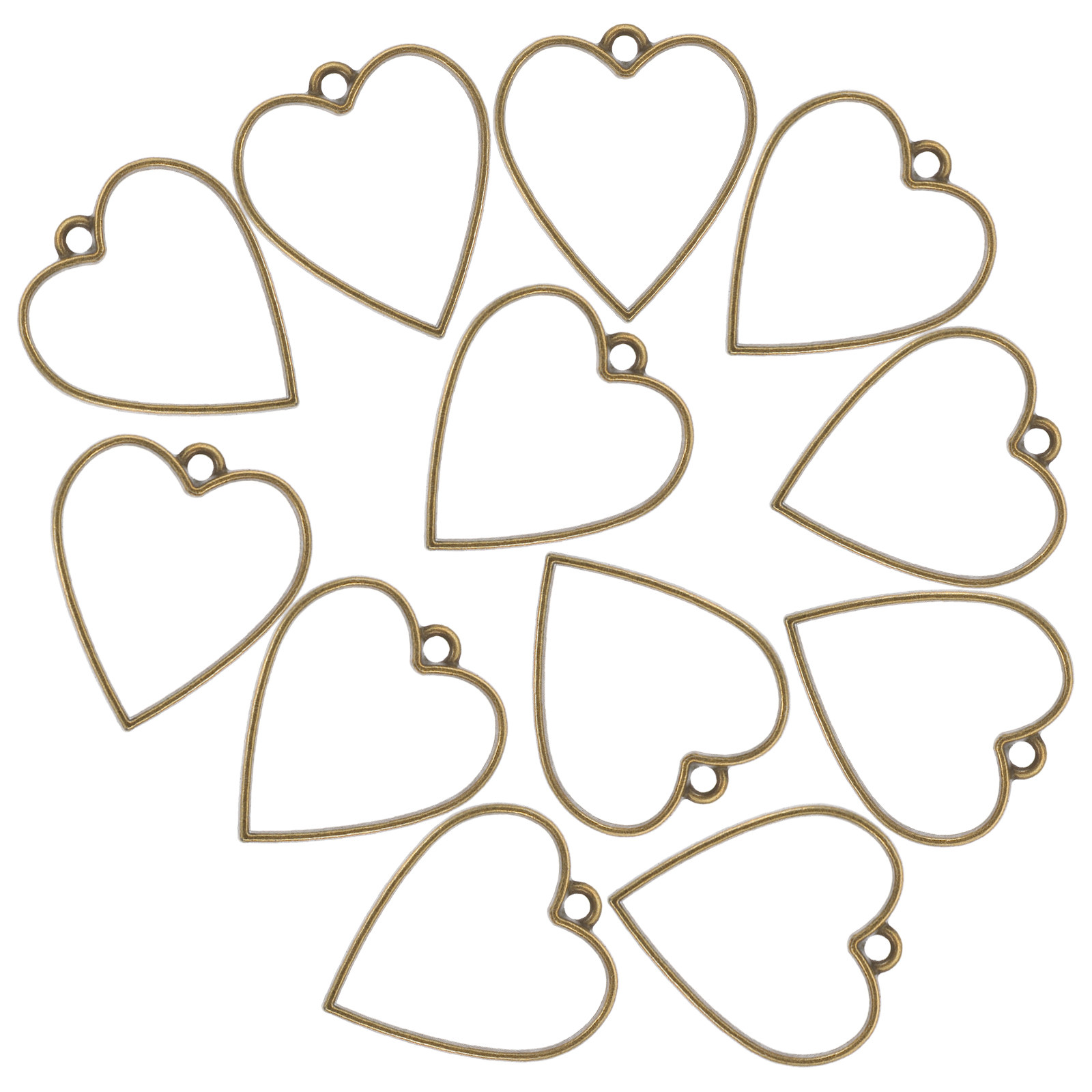 50개 DIY 레진 주얼리 베젤 오픈 베젤 펜던트 합금 - Bezels Set Pendant 리뷰 및 가격