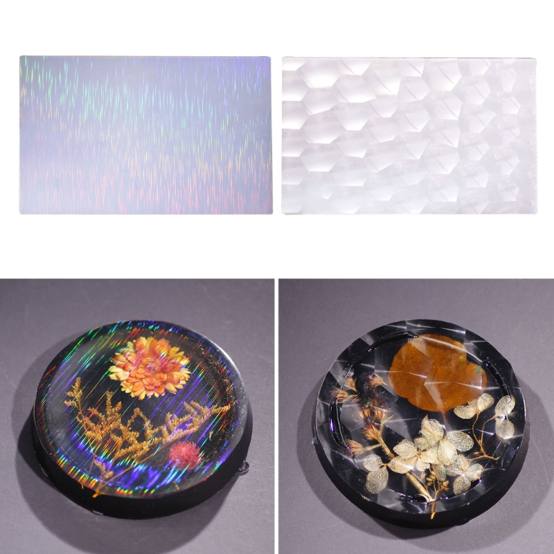 홀로그램 실리콘 상감 레인보우 윈도우 필름, 에폭시 송 - Resin Ocean Wave Mold 리뷰 및 가격