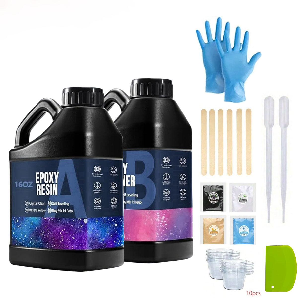 1000ml 크리스탈 투명 에폭시 레진 키트, 황변 없 - Resin Jewelry Kit 리뷰 및 가격