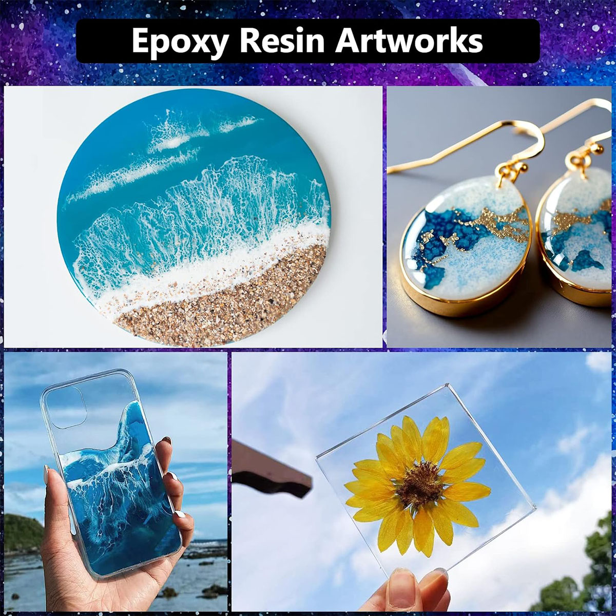 1000ml 크리스탈 투명 에폭시 레진 키트, 황변 없 - Resin Jewelry Kit 리뷰 및 가격