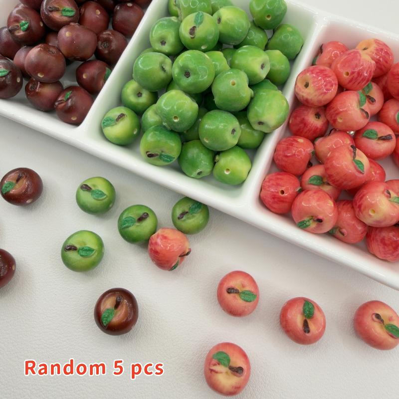 3D 시뮬레이션 과일 비즈 14x15MM 5개 레진 참 - Resin Craft Workshop 리뷰 및 가격