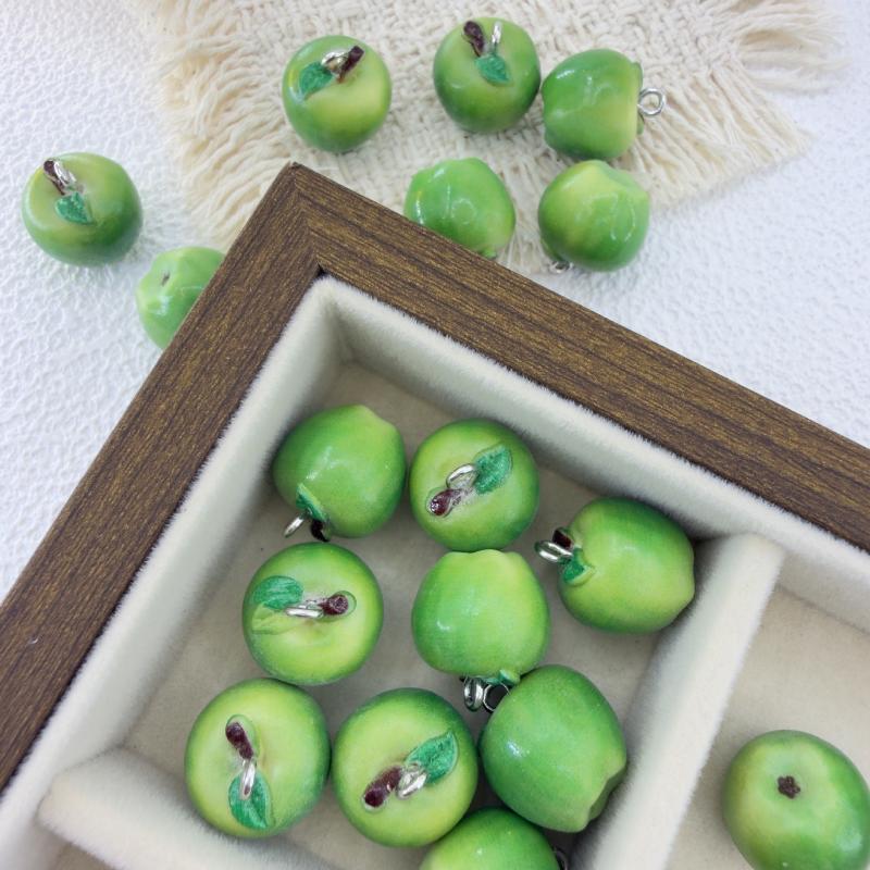 3D 시뮬레이션 과일 비즈 14x15MM 5개 레진 참 - Resin Craft Workshop 리뷰 및 가격
