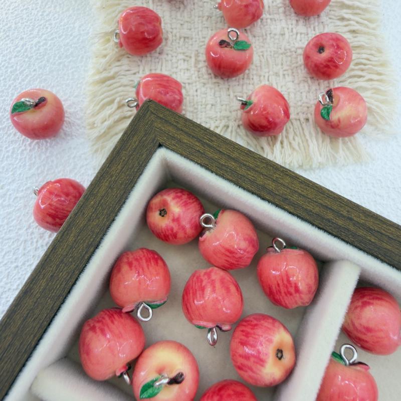 3D 시뮬레이션 과일 비즈 14x15MM 5개 레진 참 - Resin Craft Workshop 리뷰 및 가격
