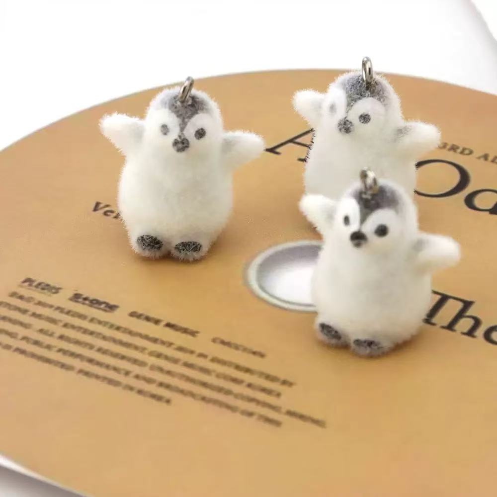5개입 플로킹 작은 펭귄 레진 참 동물 펜던트 DIY  - Resin Craft Projects 리뷰 및 가격